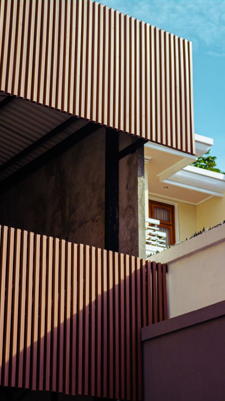 Detalles arquitectónicos de una casa contemporánea