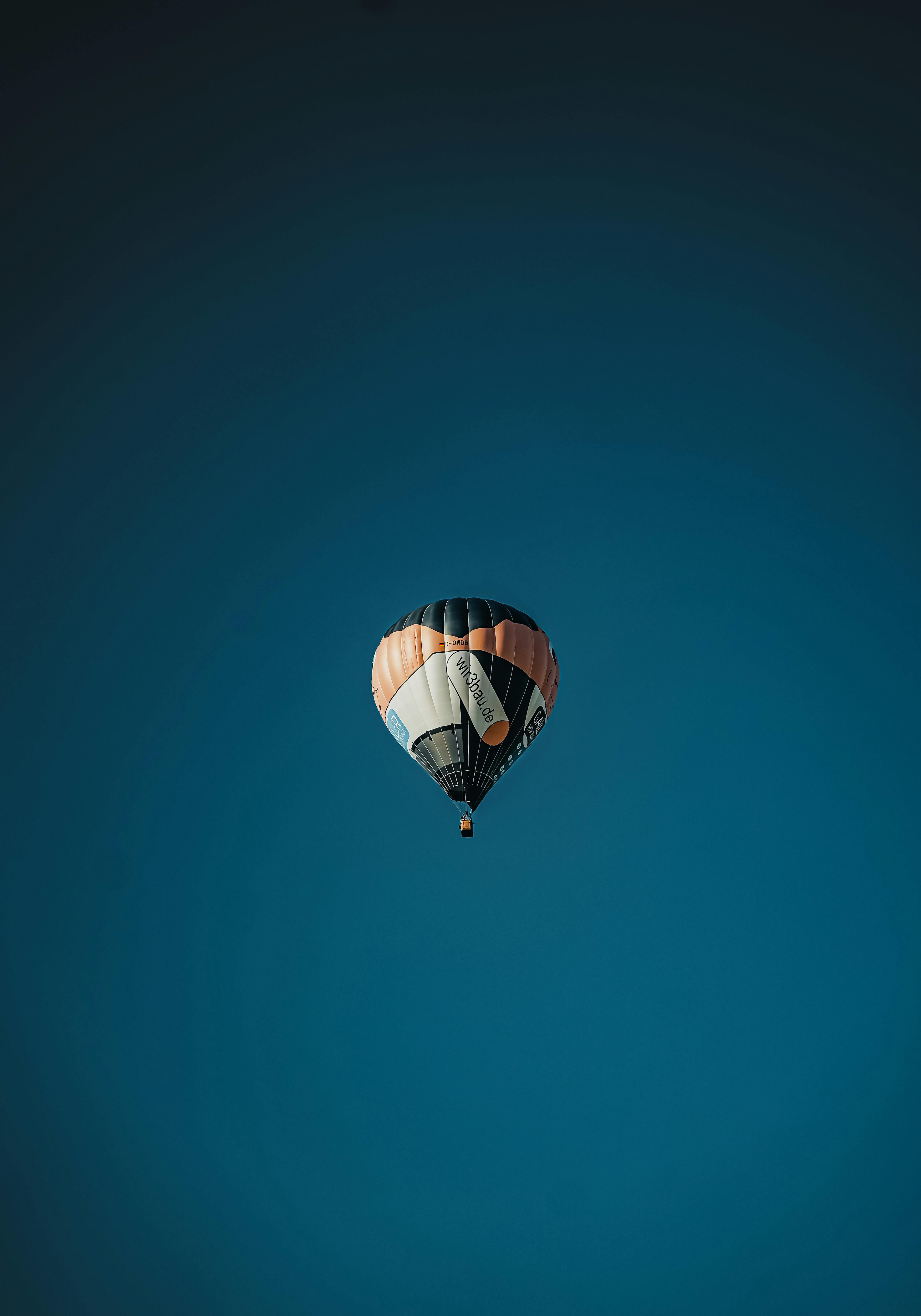 hot air balloon in the sky