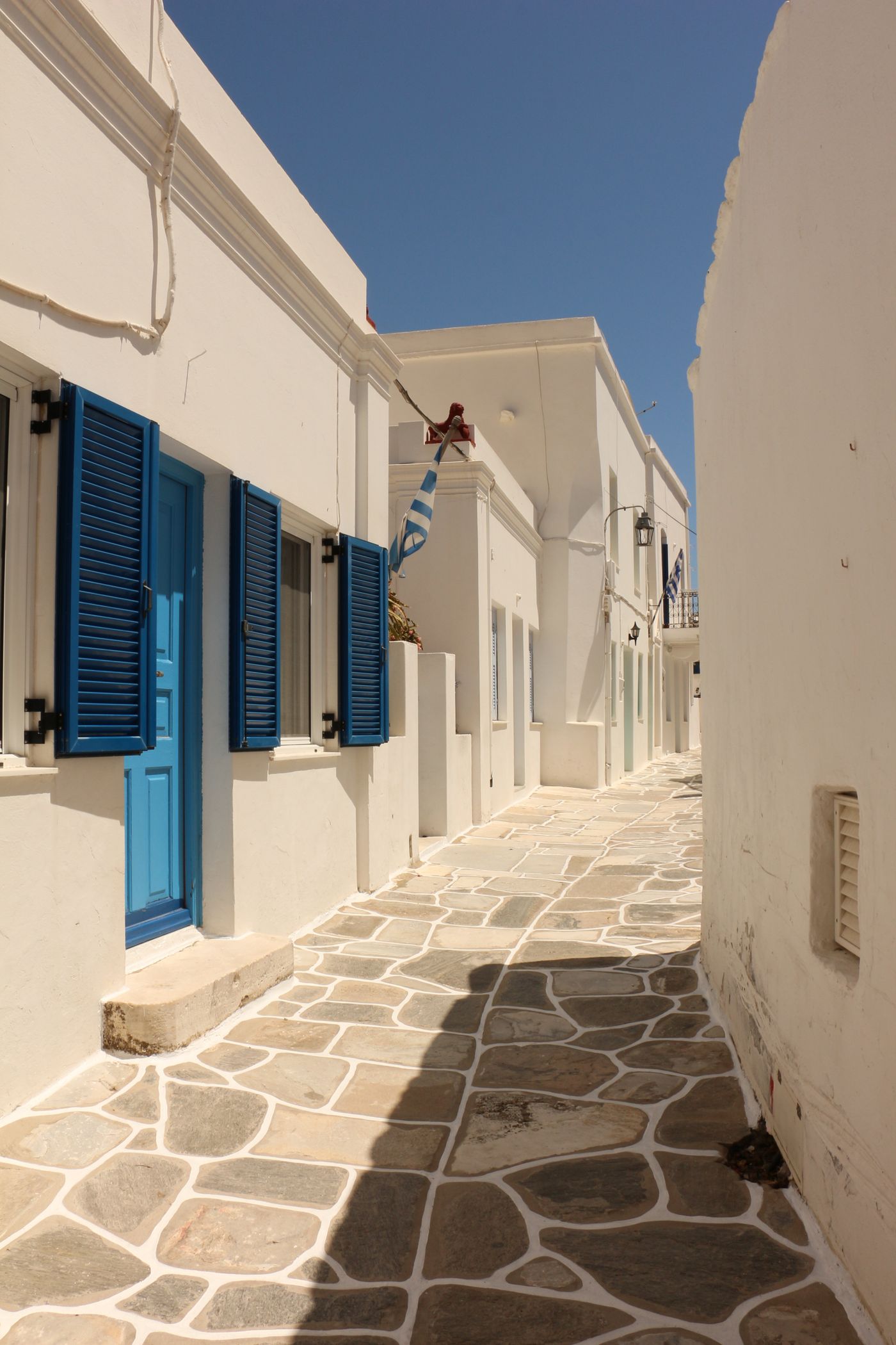 Ruelle fleurie de Paros