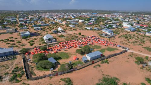 Free IDPs Mogadishu, Banaadir, Somalia Stock Photo