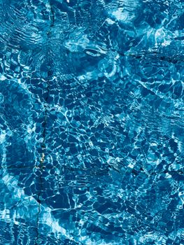 clear light blue water surface