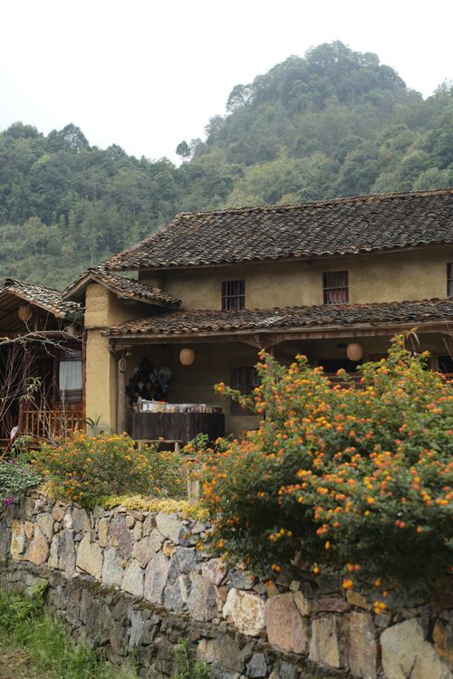 Free Charming traditional house with garden nestled in Ha Giang, Vietnam, showcasing Asian architectural beauty. Stock Photo