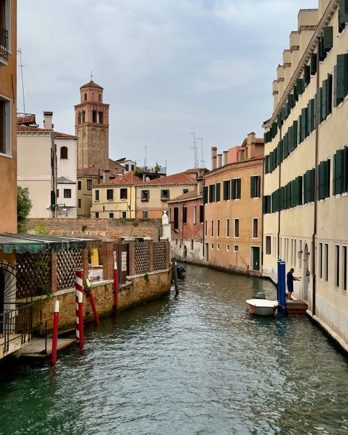Free Explore Venice's charming canals and historic architecture, capturing the essence of urban waterways. Stock Photo