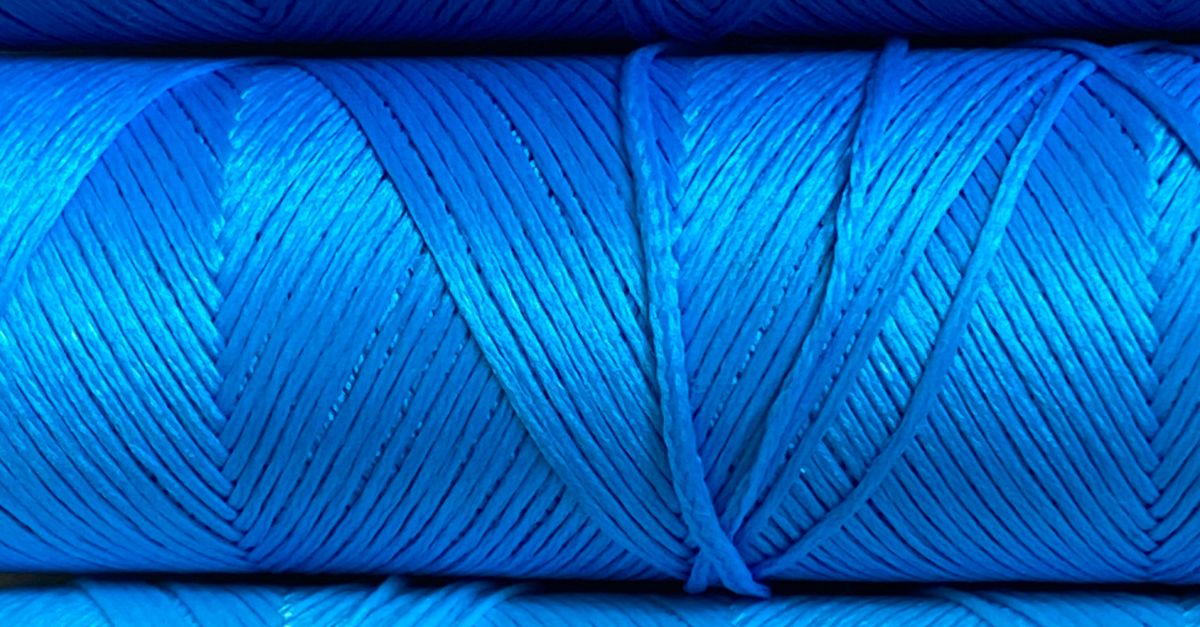Blue Threads in Workshop · Free Stock Photo
