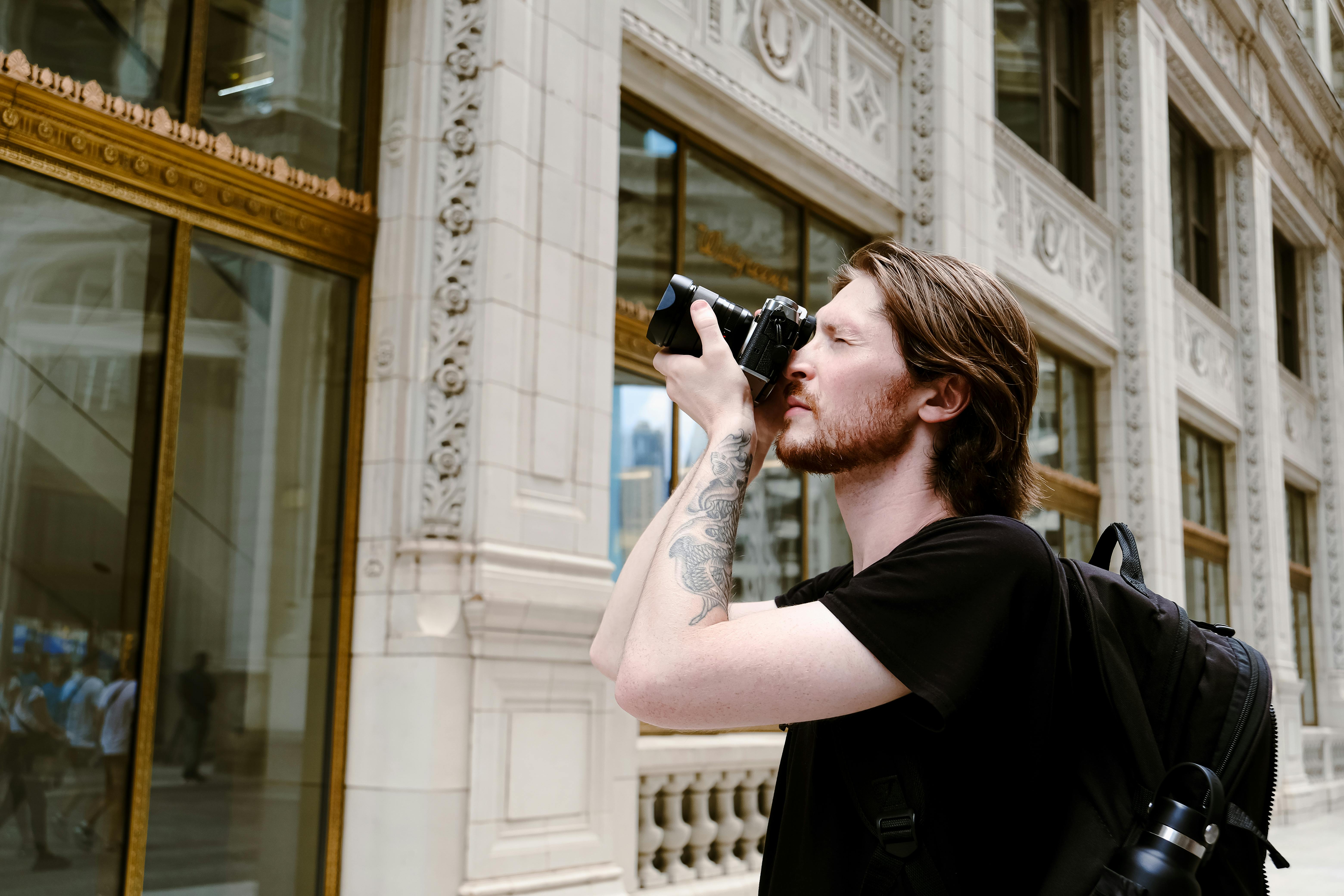 Street Artists at Work in Chefchaouen