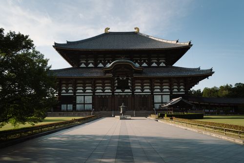 Free Explore the majestic Todaiji Temple in Kyoto, showcasing traditional Japanese architecture and serene surroundings. Stock Photo