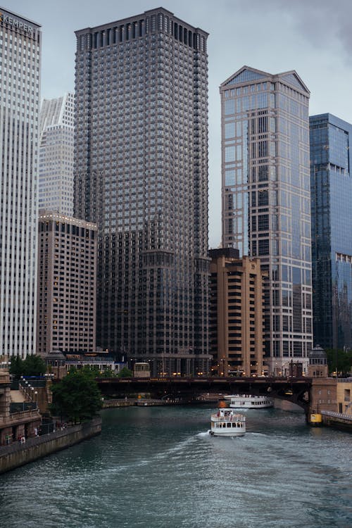 Free stock photo of chicago, chicago river