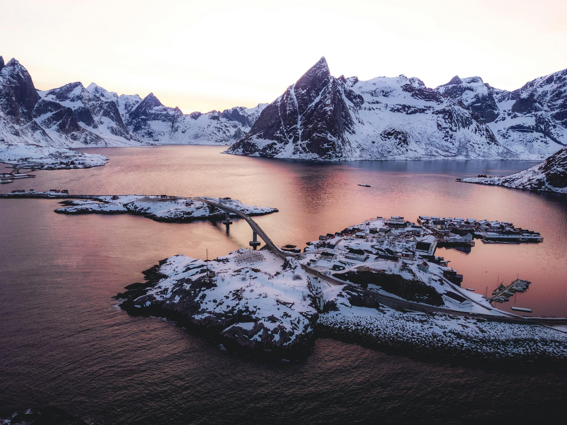 Fishing Village on Lofoten Islands