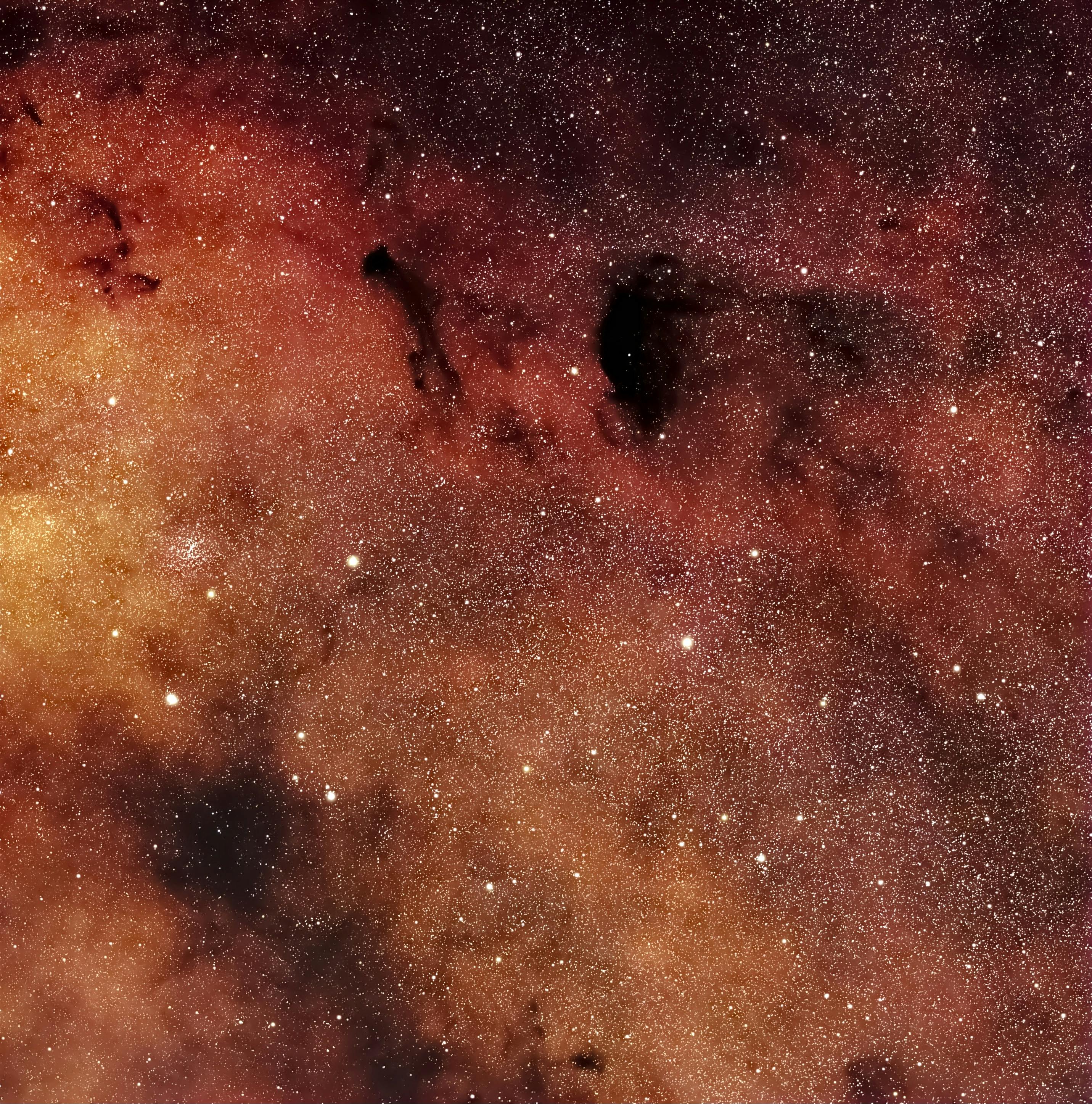 Captivating image of a starry night sky featuring a beautiful nebula.