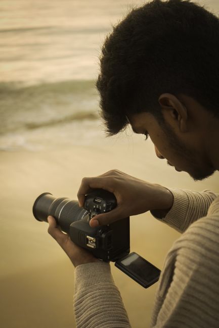 How I Mastered 50 Sunset Shots in Chennai's Marina Beach