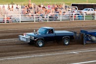 Pick-up Car in Rural Motorsport Event