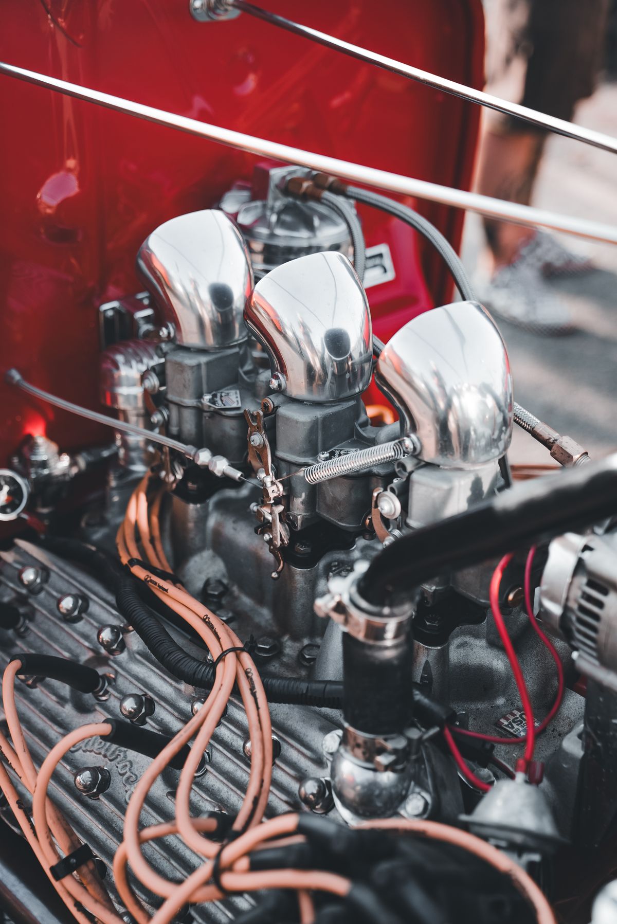Chrome-plated engine components