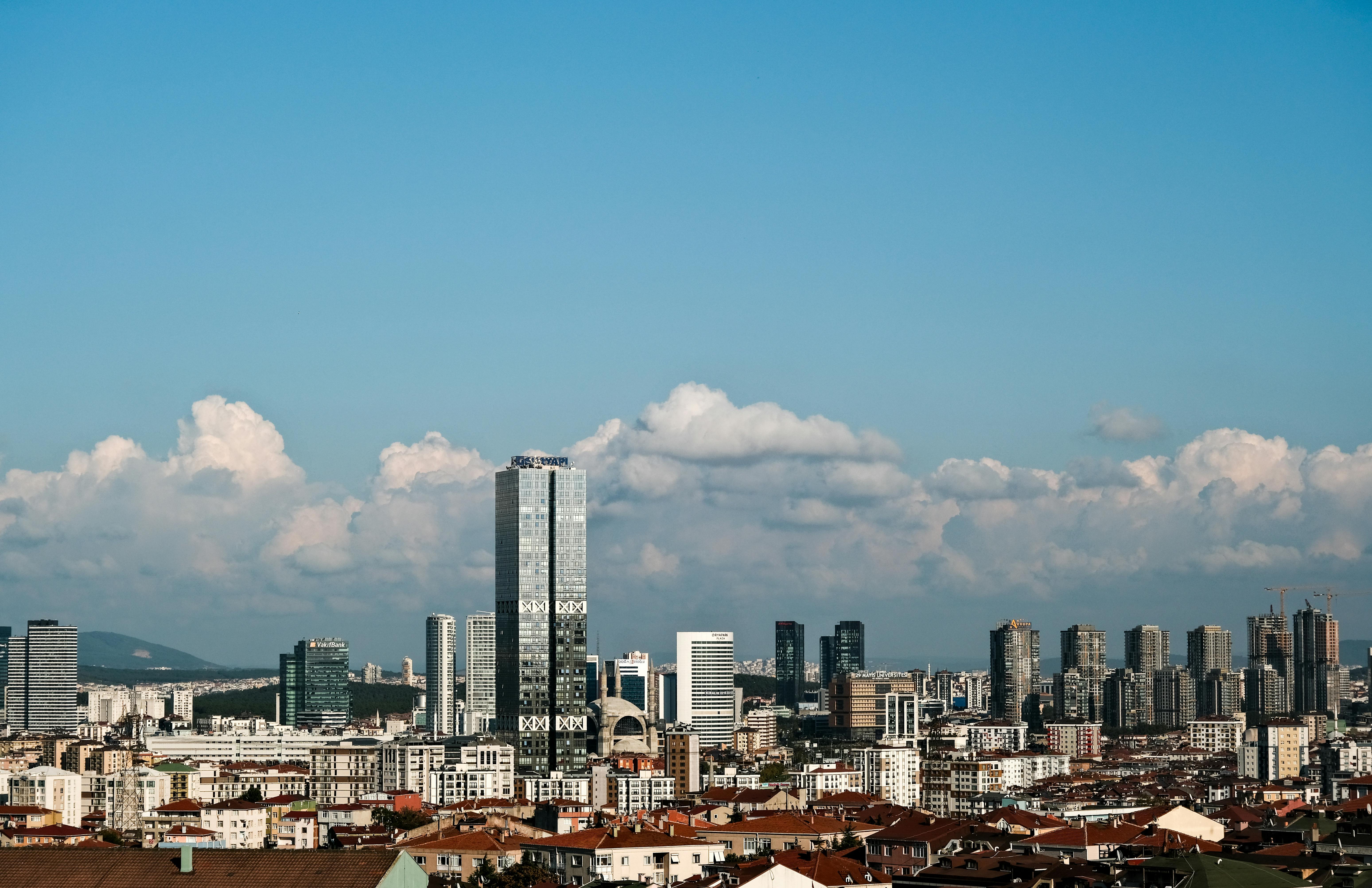 Gratte-ciel du quartier financier de Levent à Istanbul