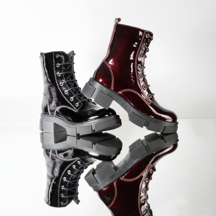 Reflective Pvc Boots Shiny Boots with Reflection · Free Stock Photo