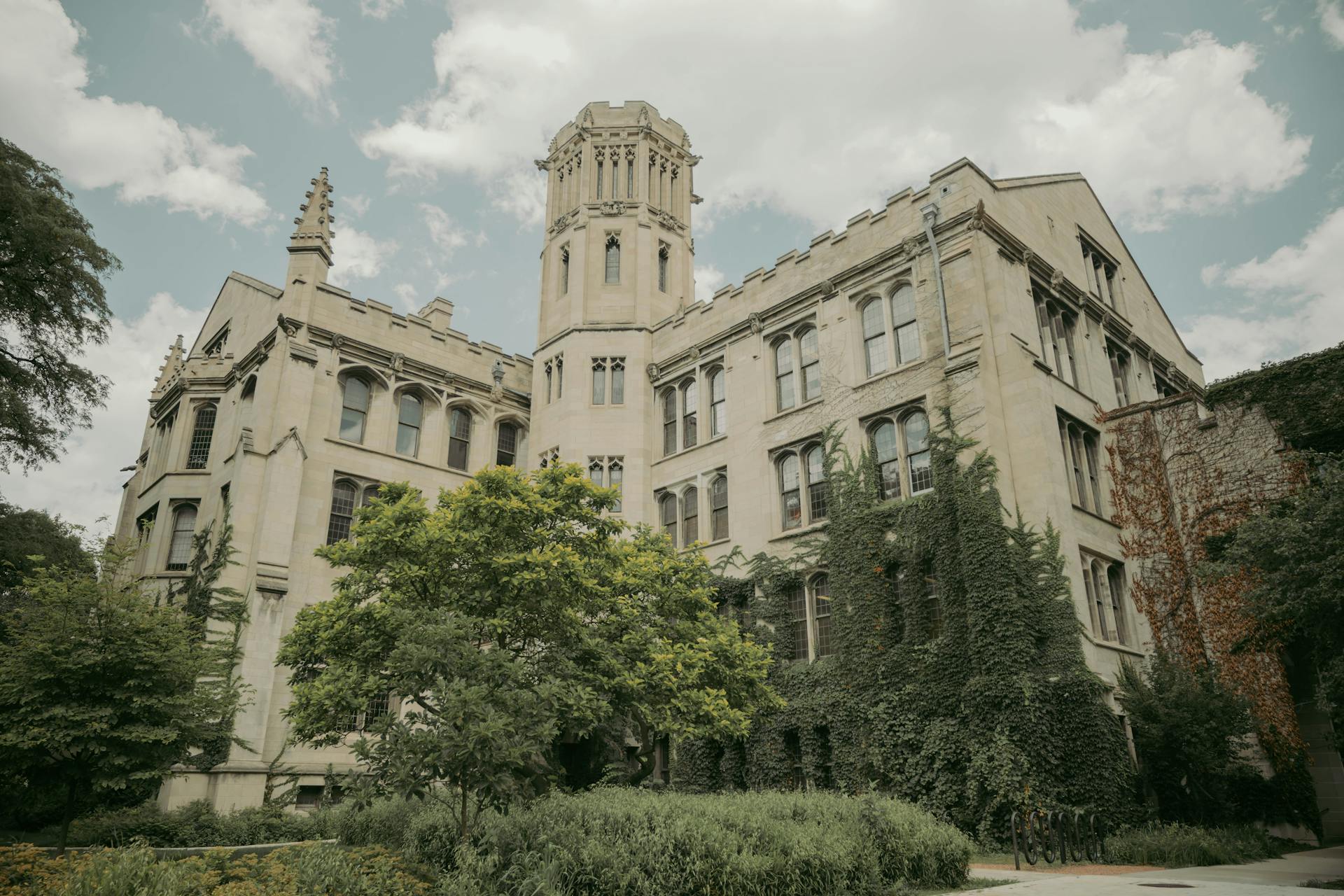 Rosenwald Hall at University of Chicago in Illinois, USA