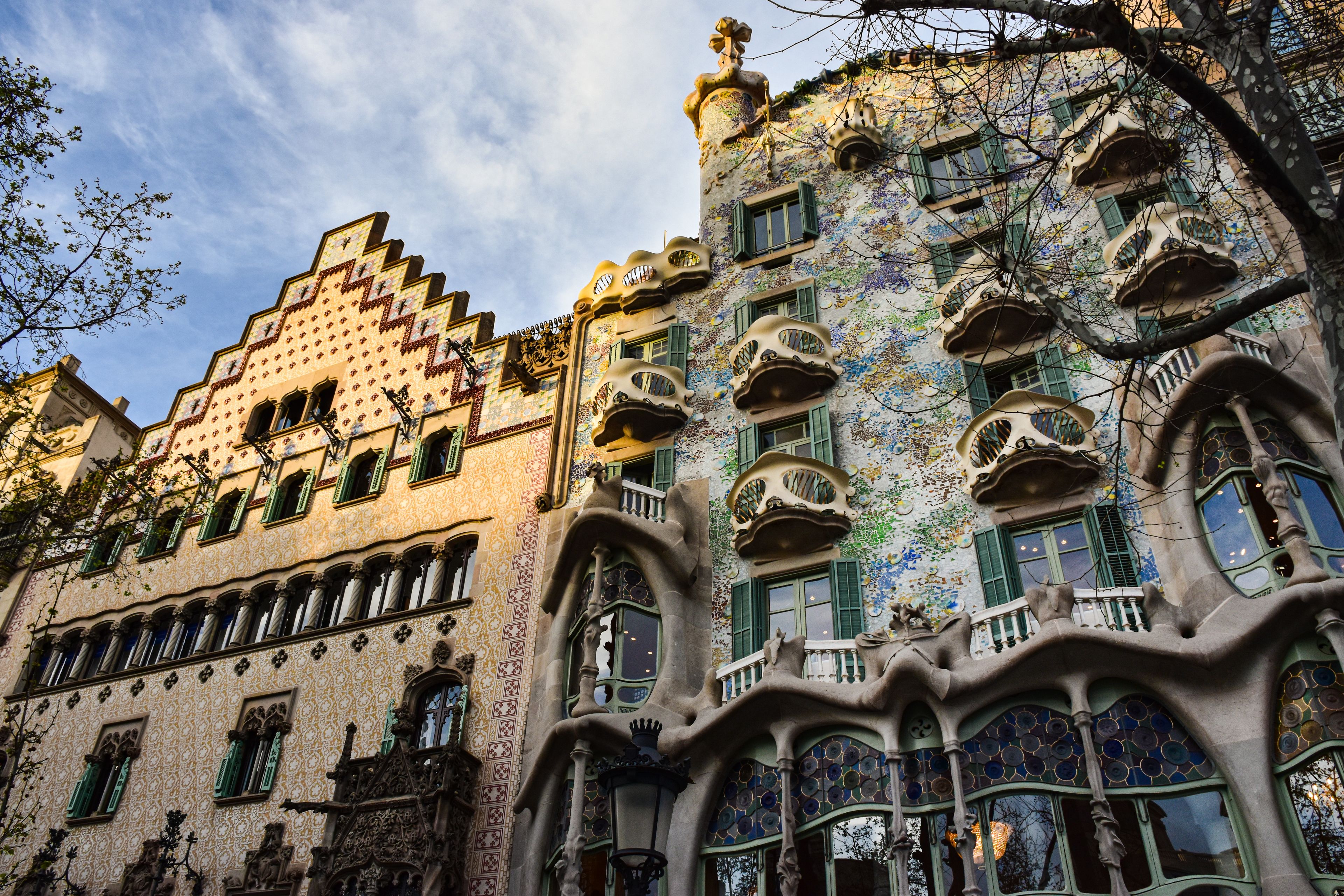 Passeig de Gràcia in Barcelona's Eixample, the easiest first-timer base to walk with luggage