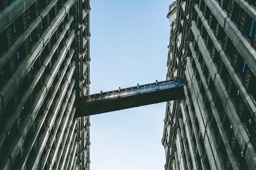 Low-Angle Shot of High-Rise Buildings