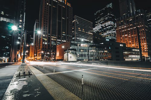City Buildings at Night