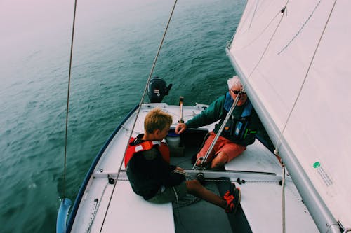 Δωρεάν στοκ φωτογραφιών με Άνθρωποι, βάρκα, θάλασσα