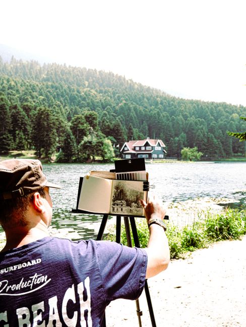 Paint your own landscape in nature