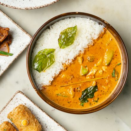 Coconut curry with rice, Manav Chahal on Pexels