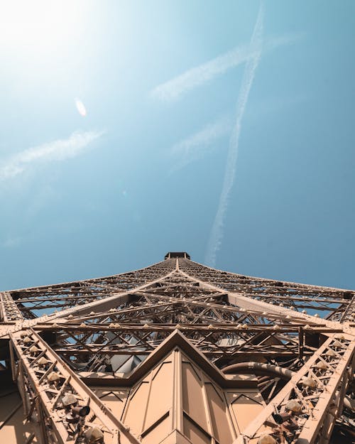 Foto stok gratis eiffel, menara Eiffel, Paris