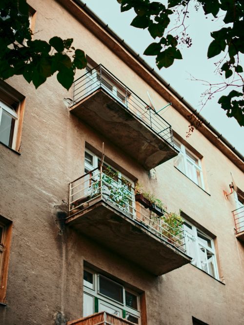 Free Explore the charming traditional balconies of Bratislava's urban architecture. Stock Photo