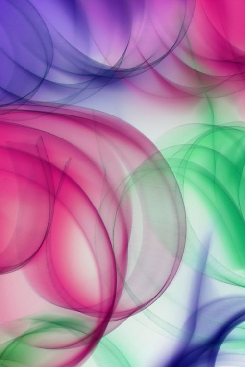 Free Vibrant abstract design with overlapping colorful waves creating a dynamic gradient effect. Stock Photo
