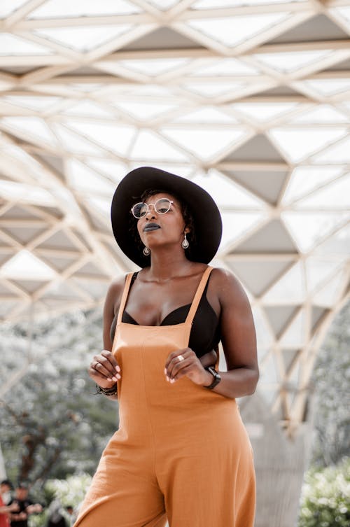 Woman Standing Near Building