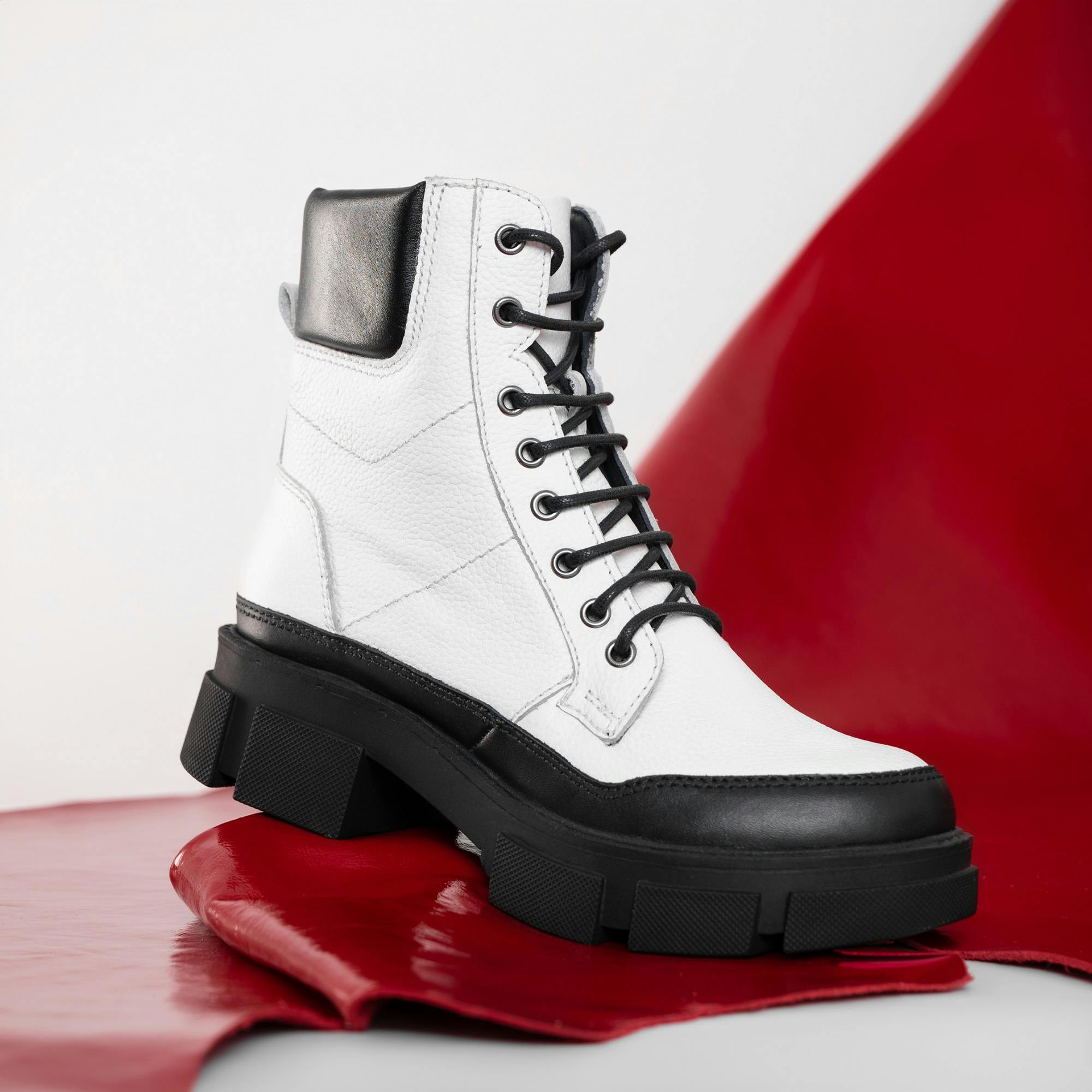 botin blanco