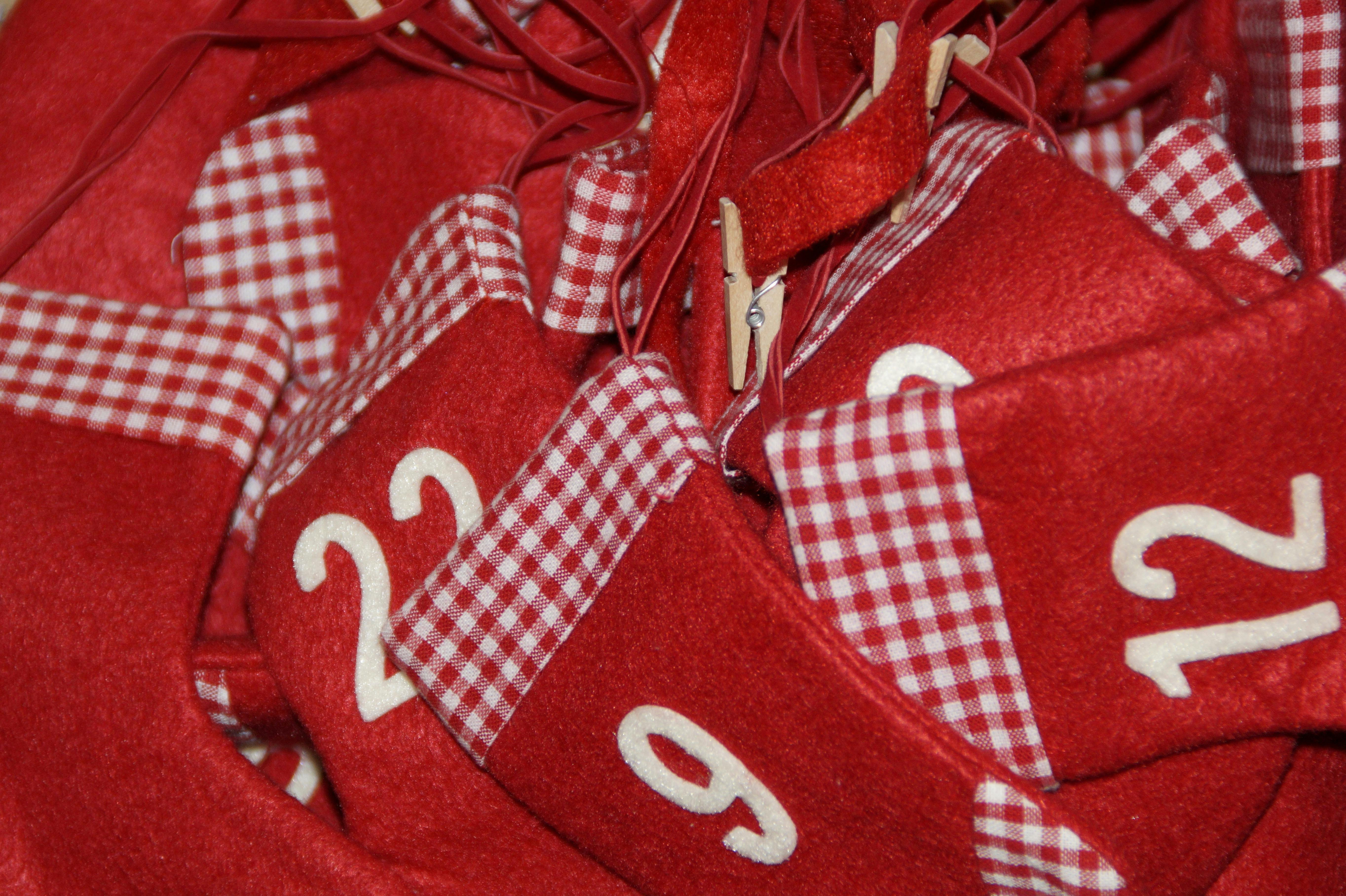 Free stock photo of red, numbers, decoration, christmas