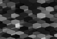 A Black and White Digital Geometric Design