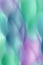 Blue, Purple and Green Illustration