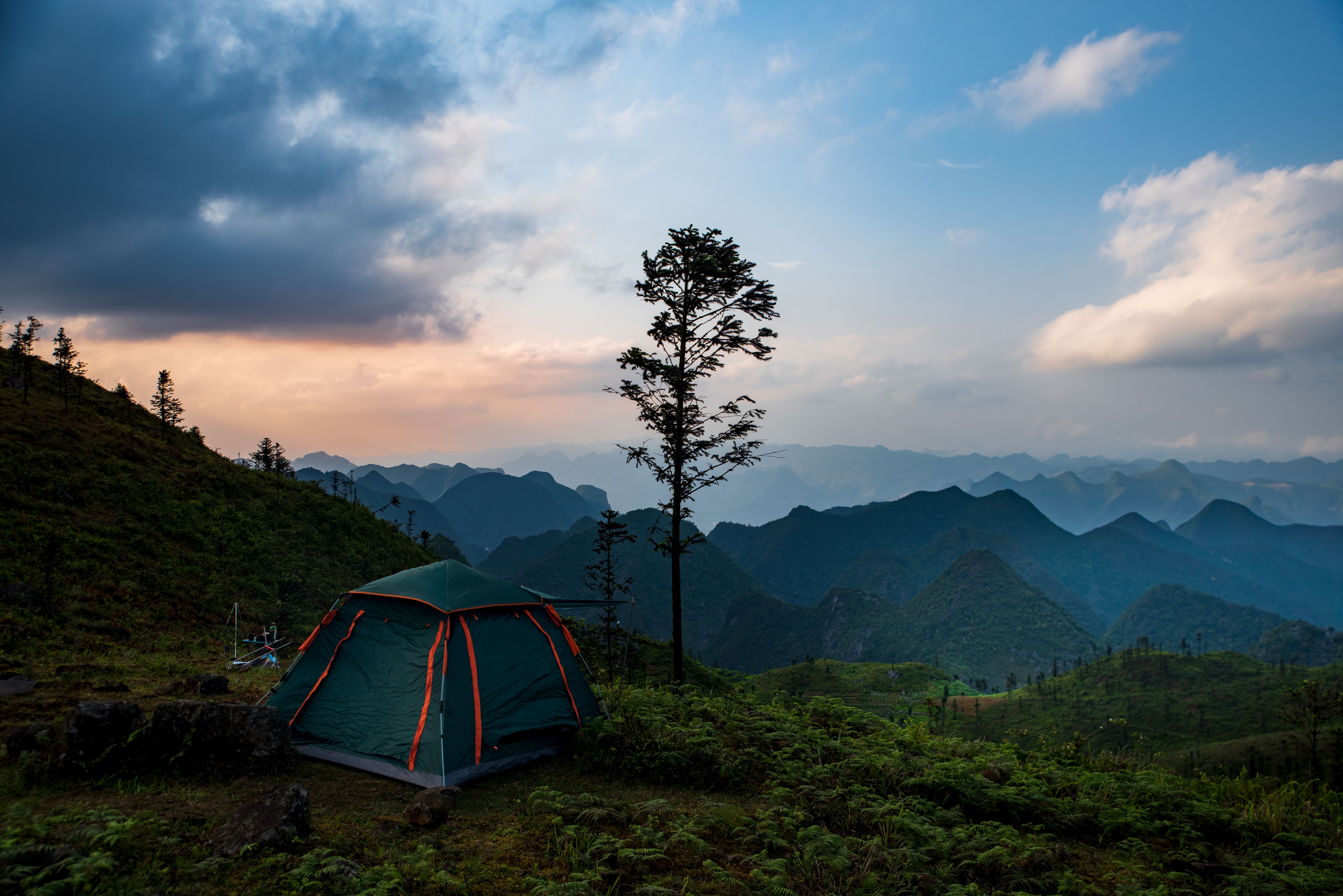 Tent on a Mountain · Free Stock Photo