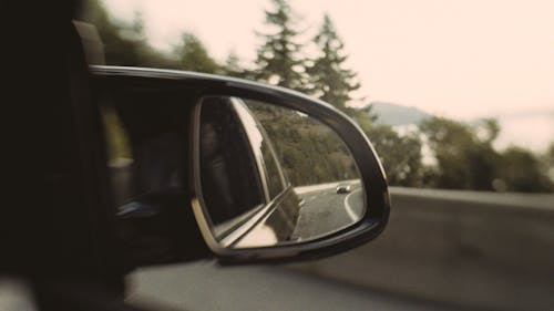 Free stock photo of bmw, car, car mirror