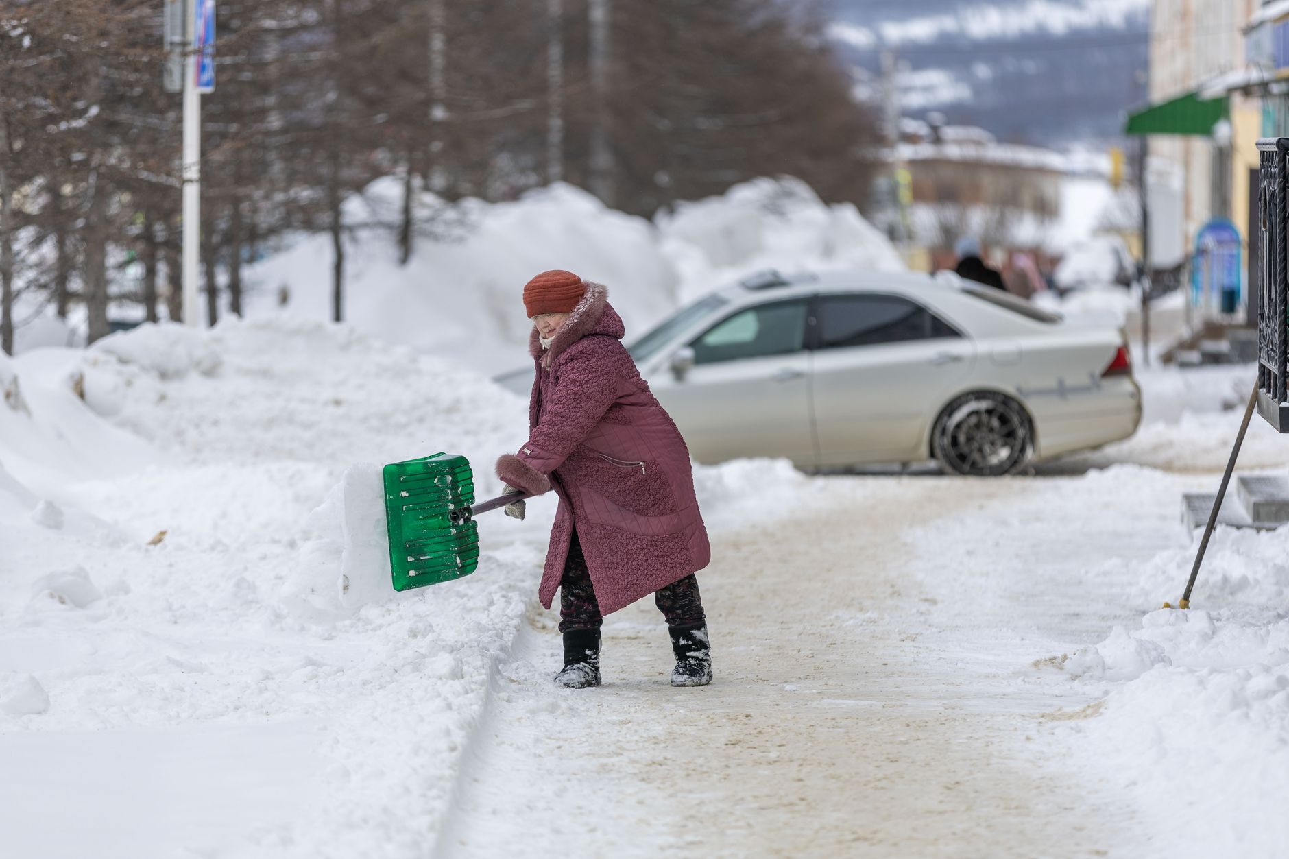 Schneeschippen für andere