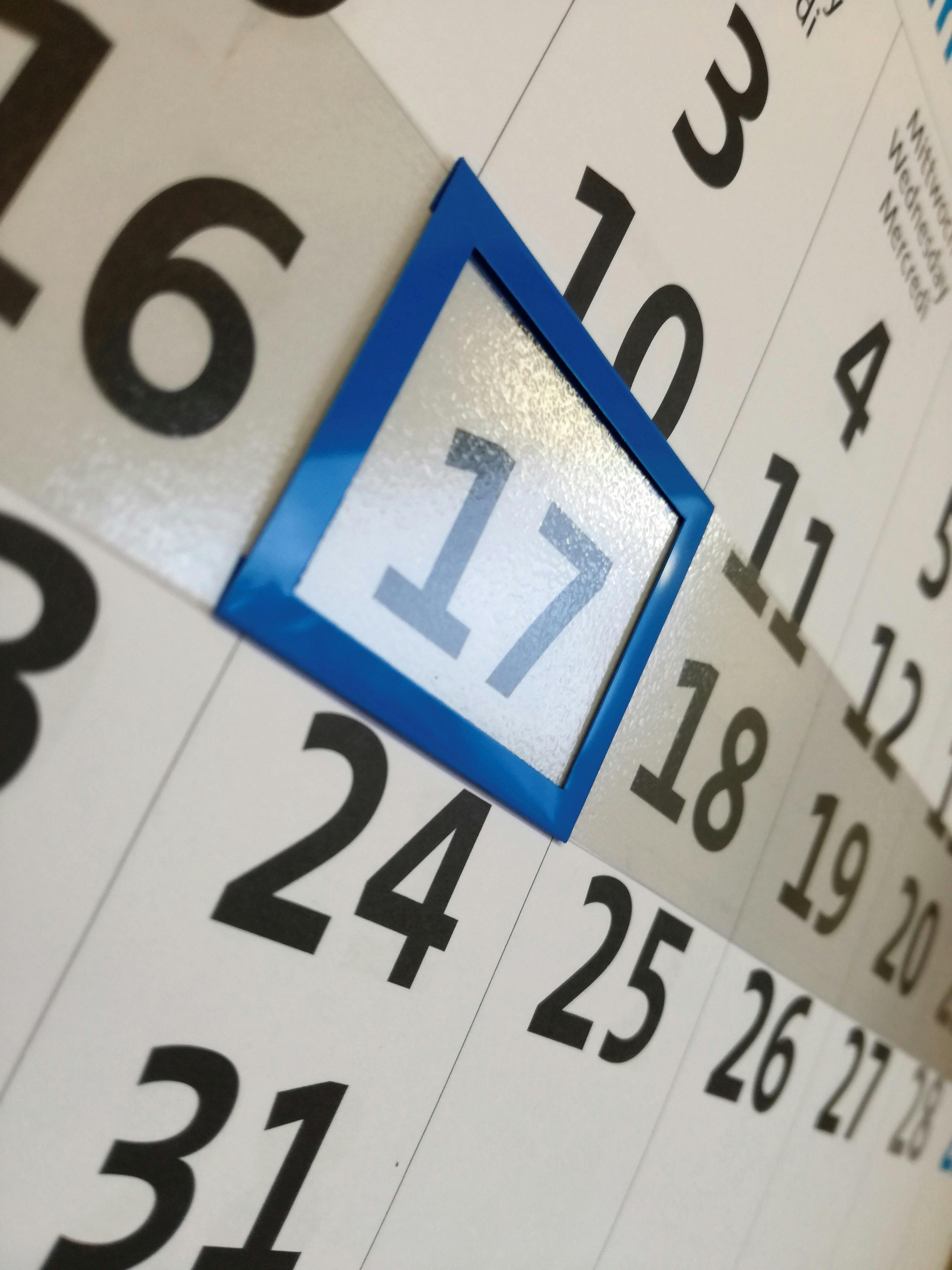 Free stock photo of calendar, date, office