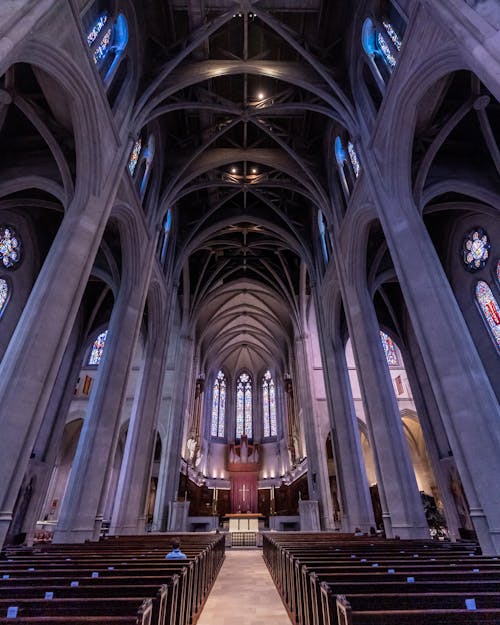 Free Photo of Cathedral Interior Stock Photo