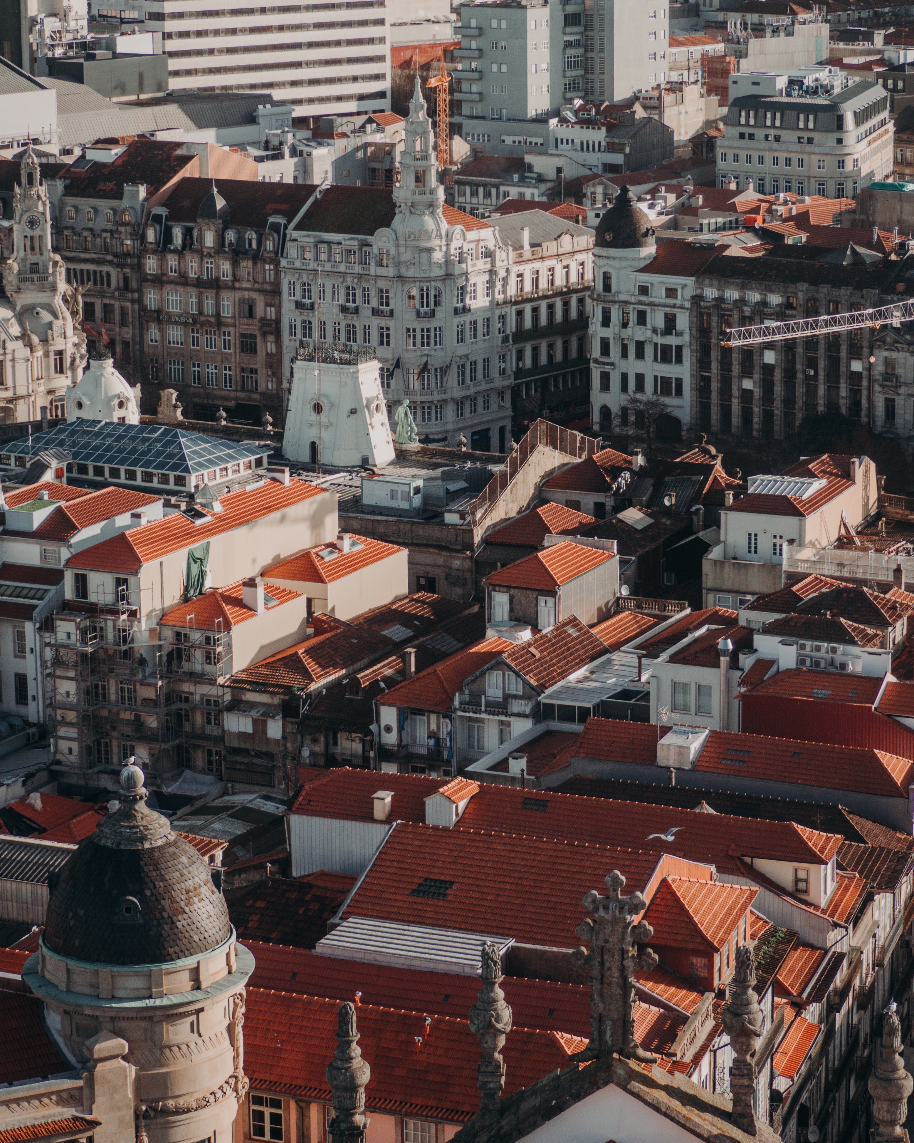 Aerial View of the Buildings in Porto, Portugal · Free Stock Photo