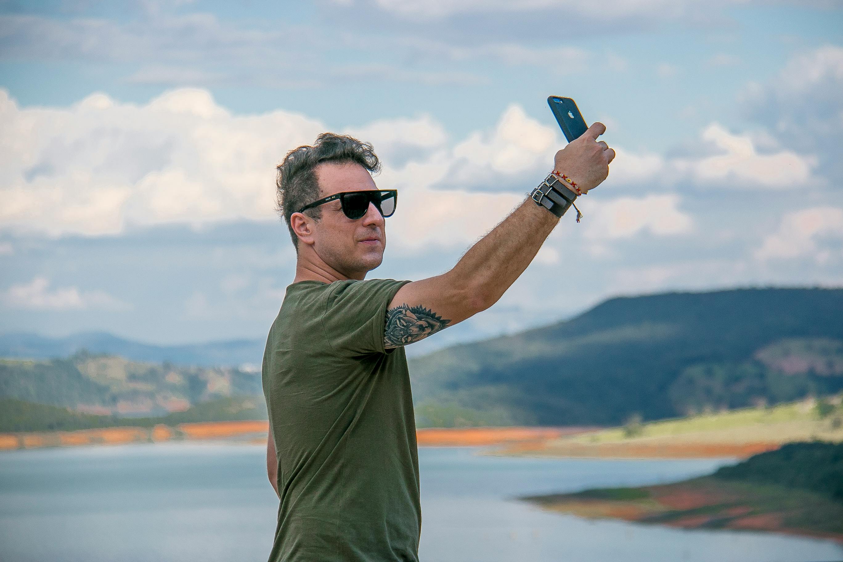 Photo of Person  Taking Selfie   Free Stock Photo