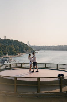 Vista panoramica di Catalan Bay a Gibilterra