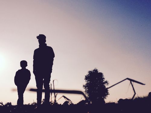 Free son father Stock Photo