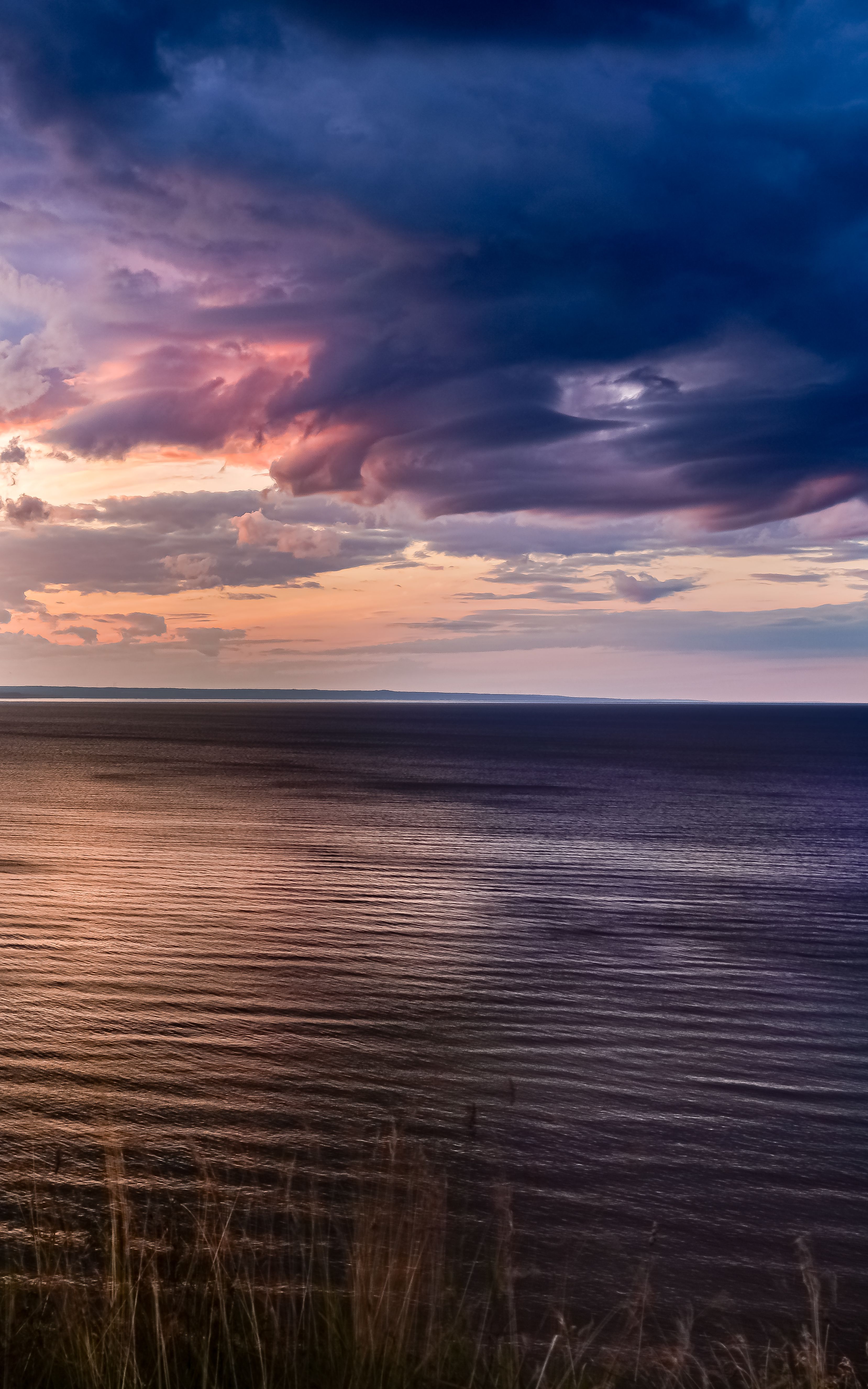 Storm Cloud over Sea Coast · Free Stock Photo