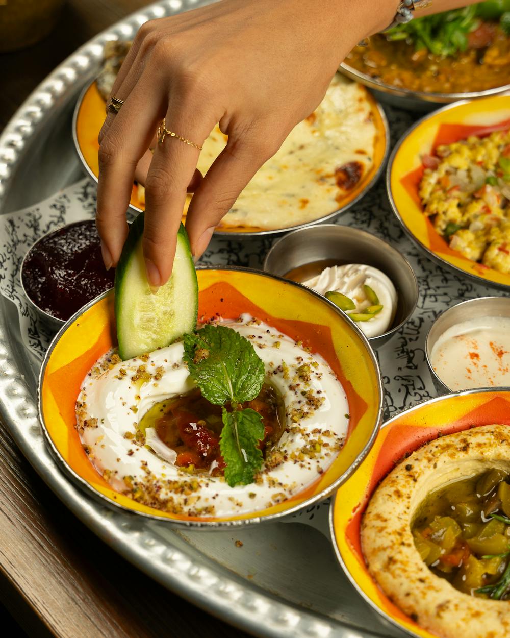 Veggie Platter with Hummus