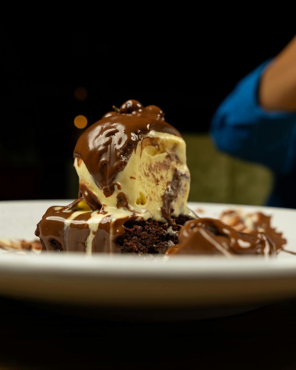 Chocolate Fudge Brownie Sundae