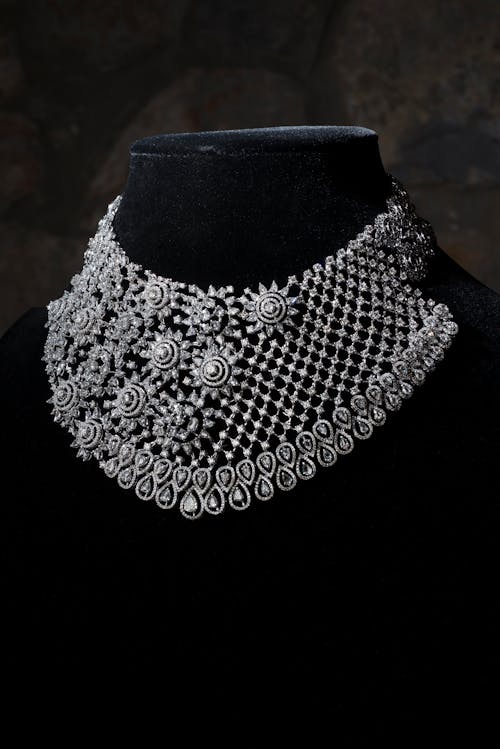 Free stock photo of diamond, diamond necklace