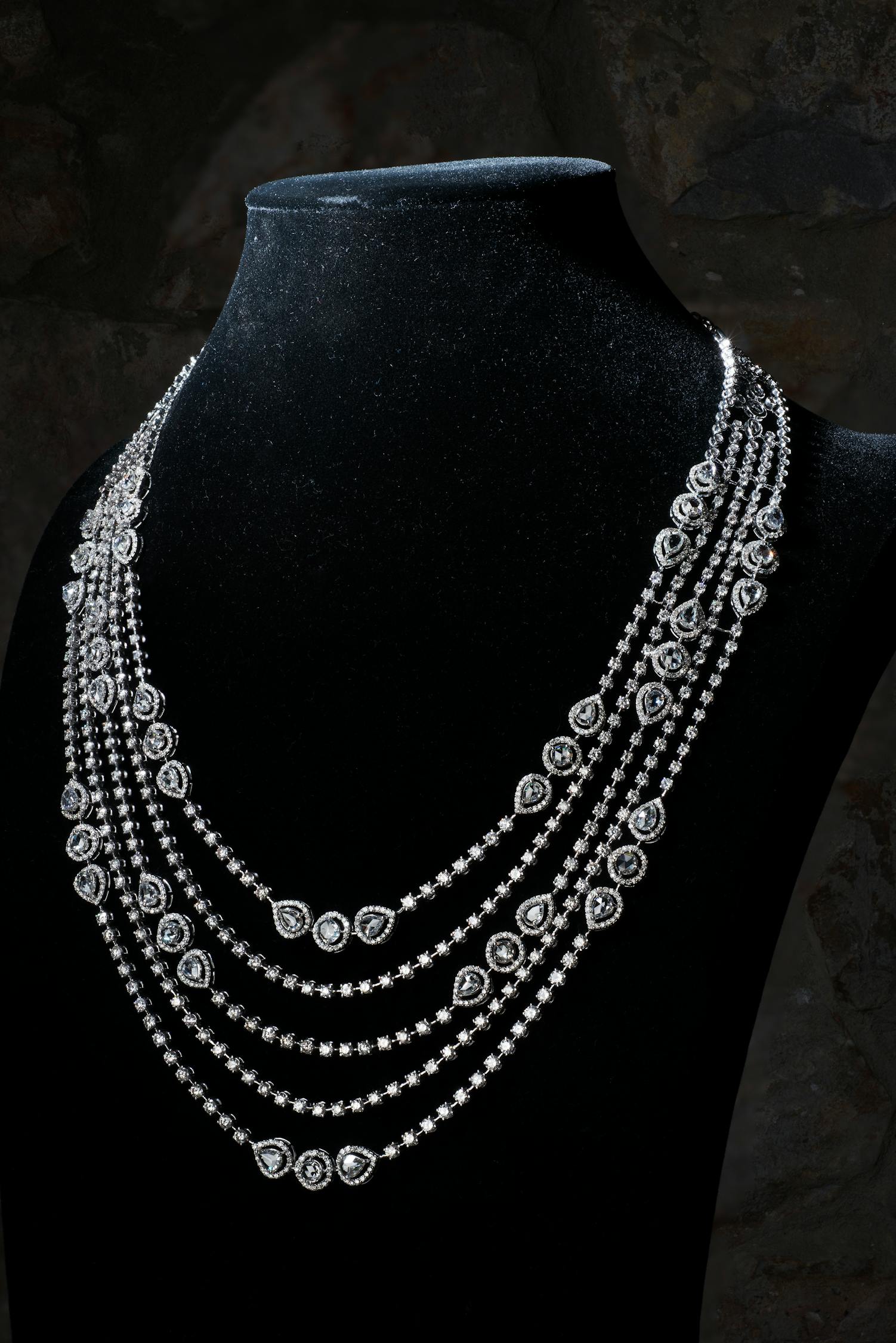 Free stock photo of diamond, diamond necklace