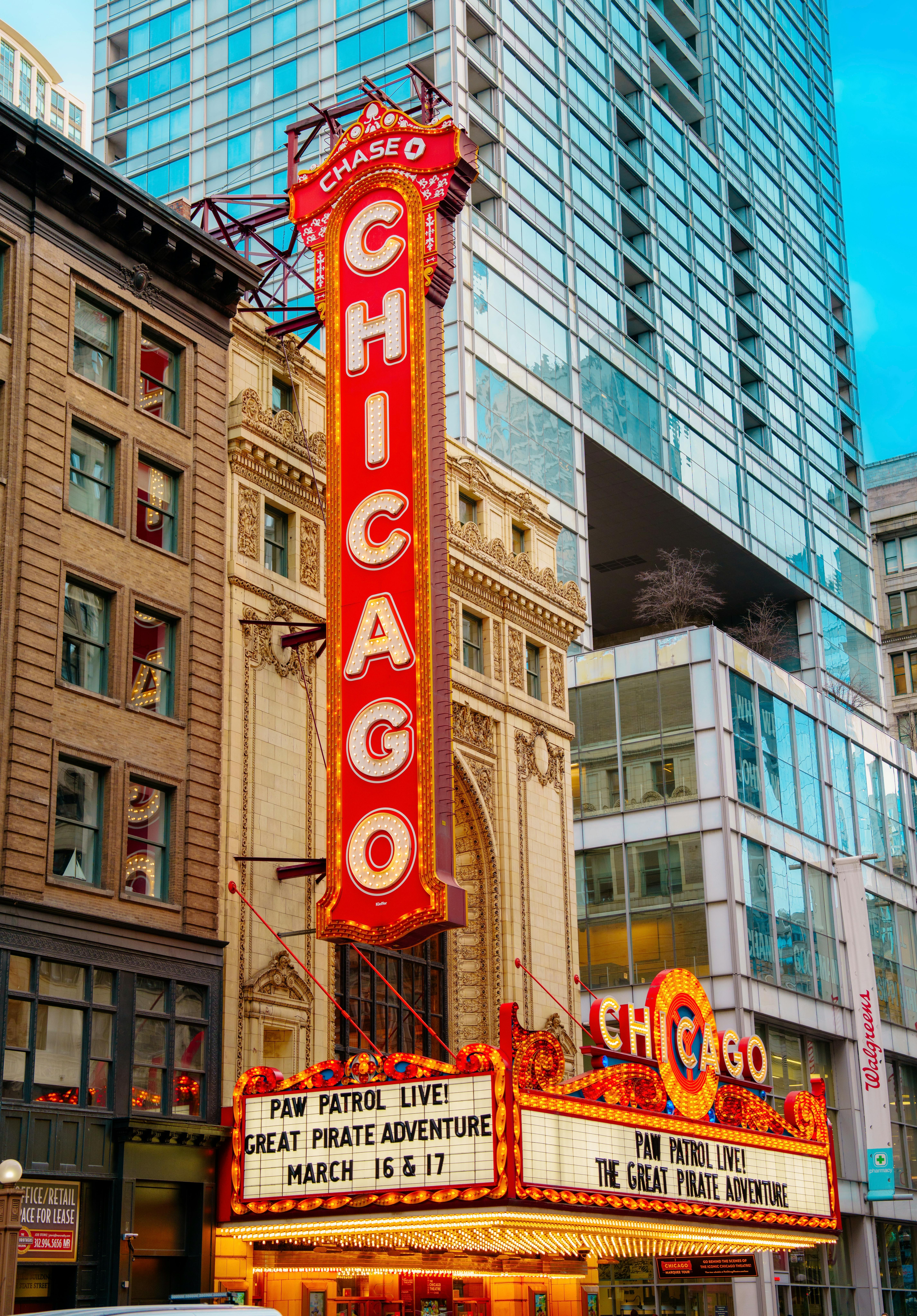 Kostenlos Das Chicagoer Theater Stock-Foto