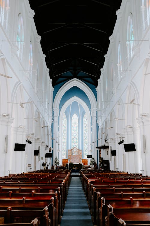 Architekturfotografie Der Innenansicht Der Kirche