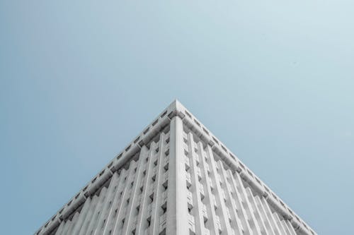 Free White Concrete Building Stock Photo